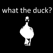 Load image into Gallery viewer, What the Duck Black Cotton TShirt