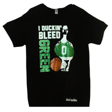 Load image into Gallery viewer, Ducking Bleed Green Black Cotton TShirt