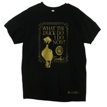 Load image into Gallery viewer, Duck Graduation Black and Gold Cotton TShirt