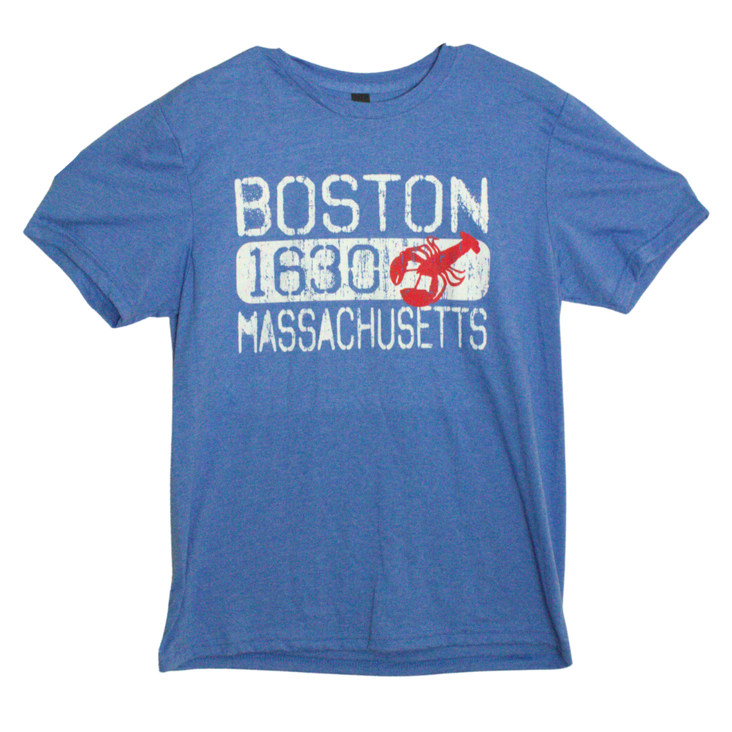 Boston Navy Lobster (Tee Shirt)