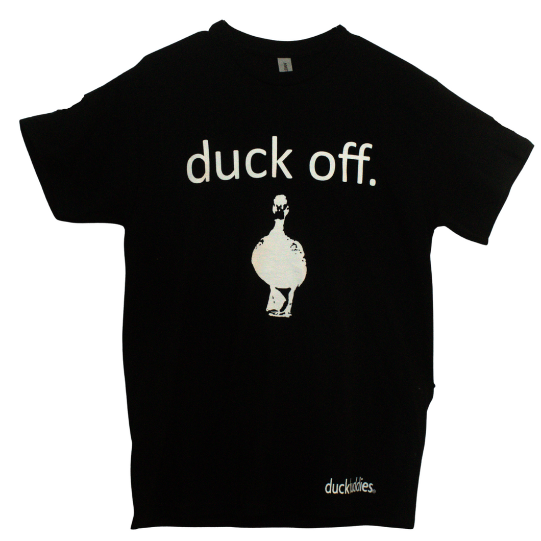 Duck Off Black Cotton TShirt